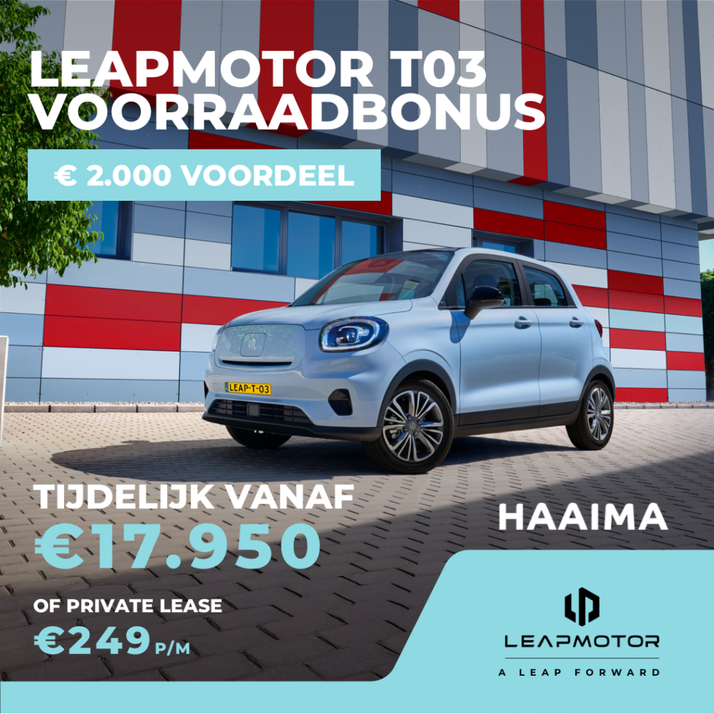 Leapmotor T03 Voorraadbonus