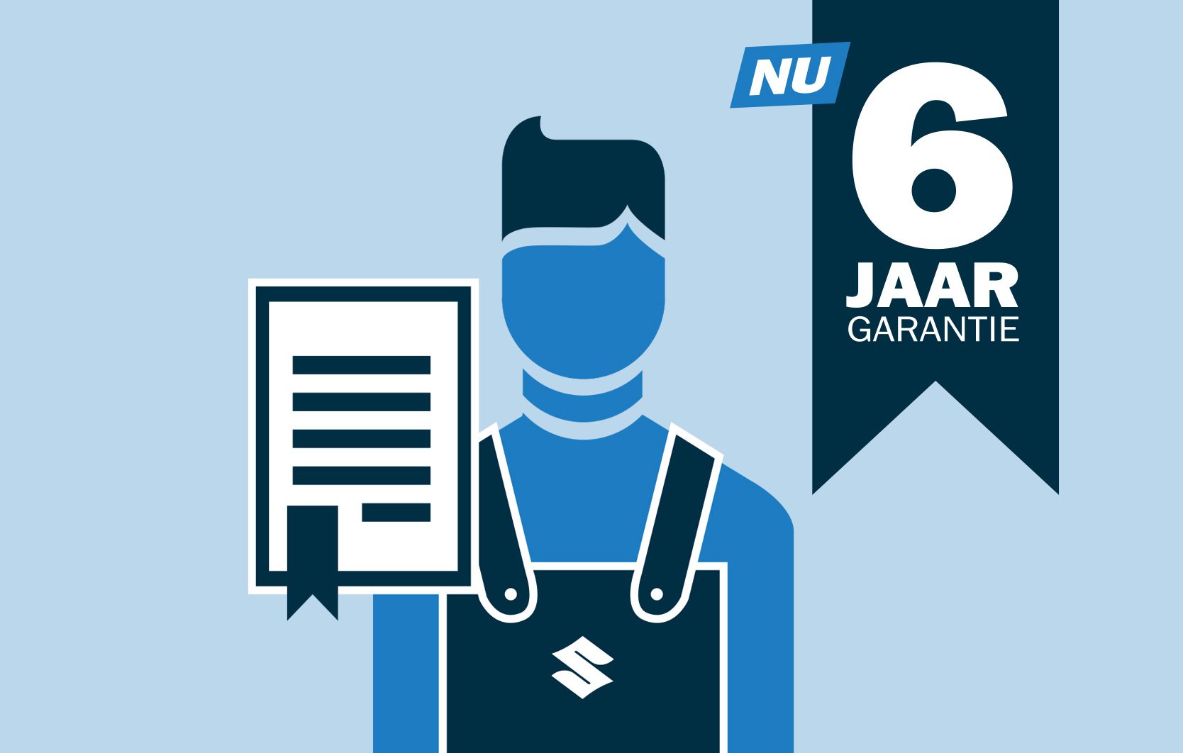 6 jaar garantie Suzuki